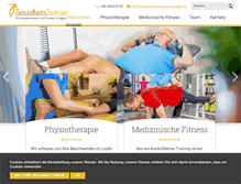 Tablet Screenshot of gesundheitszentrum-visbek.de